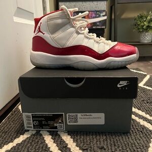 Nike Kids Air Jordan Retro 11 - Red and White Sneakers